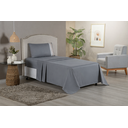 Ver imagem 1 de Kit Jogo de Lençol Bordado Inglês Solteiro 100% Hypercal 400 Fios Toque Tipo do Algodão 3 Peças