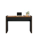 Ver imagem 2 de Escrivaninha Smart 1 Gaveta 120cm Colibri Preto E Noce Milano