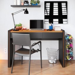 Escrivaninha 1 Gaveta 120cm Smart Colibri - 1