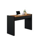 Ver imagem 3 de Escrivaninha Smart 1 Gaveta 120cm Colibri Preto E Noce Milano