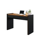 Ver imagem 4 de Escrivaninha Smart 1 Gaveta 120cm Colibri Preto E Noce Milano