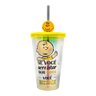 Copo Canudo com Pingente Charlie Brown - Peatuns Snoopy - 1