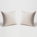 Ver imagem 1 de Kit 2 Almofada 42cm Decorativa Suede Fofinha Sofá e Cadeira Cor:bege