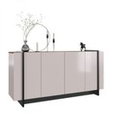 Ver imagem 3 de Buffet 4 Portas Copacabana Branco/Off White/Nogueira