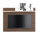 Ver imagem 2 de Painel para TV até 55 Polegadas 135CMX99,6cm 1 Prateleira Maia Marrom