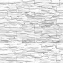 Ver imagem 3 de Papel de Parede Adesivo Pedra Canjiquinha Branca Rolo 15m