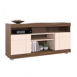 Rack para TV até 50 Polegadas 136cm 2 Portas 4 Nichos Yara - 6