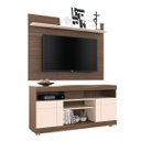 Ver imagem 2 de Rack com Painel para TV até 55 Polegadas 136CMX169CM 2 Portas Yara Maia Marrom