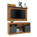 Ver imagem 3 de Rack com Painel para TV até 55 Polegadas 136CMX169CM 2 Portas Yara Maia Marrom