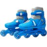 Patins Roller In Line 4 Rodas Em Linha Infantil Masculino Azul Importway BW-018-AZ - 38 - 5
