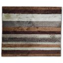 Ver imagem 5 de Tapete Sala 2,00x4,00m Gigante Pelo Macio Capucino Listrado