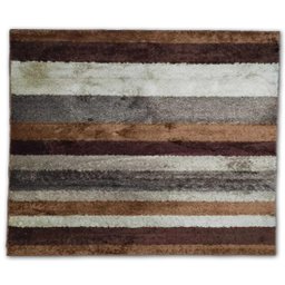 Tapete Sala 2,00x4,00m Gigante Pelo Macio Capucino Listrado - 5 Tapete Sala 2,00x4,00m Gigante Pelo Macio Capucino Listrado - 5