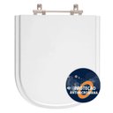 Ver imagem 1 de Assento Sanitário Poliéster Anti Bactéria Etna Branco para vaso Icasa