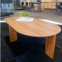 Ver imagem 5 de Mesa de Centro Orgânica 120cm Chanfrada Pé Madeira 28017 Artesano