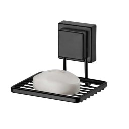 Saboneteira com Ventosa Preto Fosco Future - 2