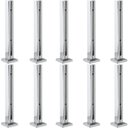 Ver imagem 1 de Kit 10 Torre Guarda Corpo Pinça para Vidro 40cm Inox Fs