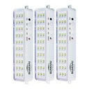 Ver imagem 1 de Kit 3 Luminárias de Emergência Blumenau 30 Leds Recarregável Bivolt