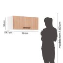 Ver mais imagens de Cozinha Modulada Compacta 9 Peças Araguaia CabeCasa MadeiraOriginals