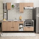 Ver imagem 1 de Cozinha Modulada Compacta 9 Peças Araguaia CabeCasa MadeiraOriginals