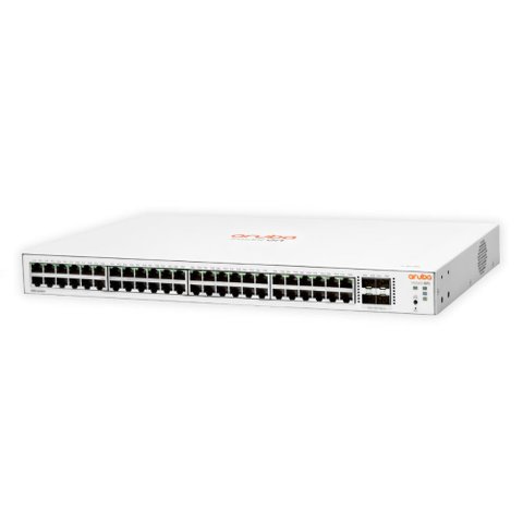 Switch 48 Portas HPE Aruba Instant On 1830 - Gerenciavel - 48 portas Gigabit + 4 portas SFP -
