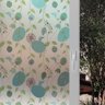 Pelicula Adesivo Eletrostatica Vidro Jateado Desenho Flores - 1