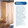Móveis para Quarto Módulo Canto Reto 2 Porta Infinity - 9