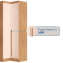 Ver imagem 7 de Móveis para Quarto Módulo Canto Reto 2 Porta Infinity