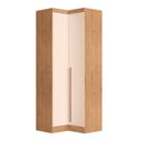 Ver imagem 2 de Móveis para Quarto Módulo Canto Reto 2 Porta Infinity Marrom/Cedro/Blush Line