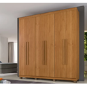 Ver imagem 1 de Guarda Roupa Milão 6 Portas Benetil Móveis - Cinamomo