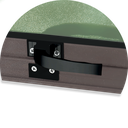 Ver imagem 3 de Maxim-Ar Alumínio 60 x 80 Confort V.Boreal Marrom Corten Brimak