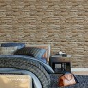 Ver imagem 2 de Papel de Parede Pedra Canjiquinha Tons Beges - 3,30x0,50m