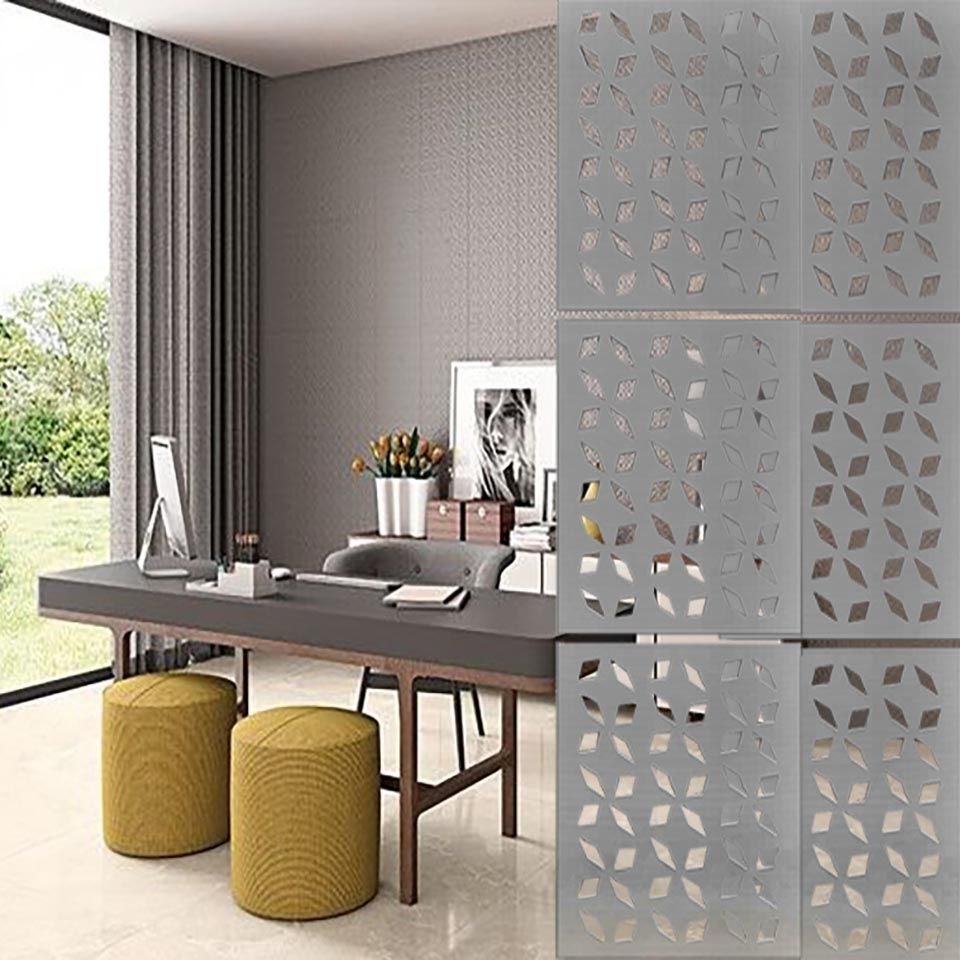 Painel Biombo Divisória Ambiente Decorativo 70x245 Branco - 3