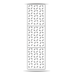 Painel Biombo Divisória Ambiente Decorativo 70x245 Branco - 1