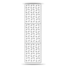 Painel Biombo Divisória Ambiente Decorativo 70x245 Branco - 1