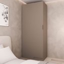 Ver imagem 1 de Guarda Roupa Planejado 100% MDF de Canto Linear Orion CabeCasa MadeiraOriginals Marrom