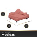 Ver imagem 6 de Mini Sofá Cama Divã Pet Cães e Gatos Orgânico Confortável e Reforçado Suede