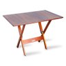 Conjunto de Mesa Dobrável 70x110 com 4 Cadeiras Imbuia - 2