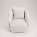Ver imagem 3 de Poltrona Decorativa Orbe Bouclê Moscow Design Orgânico Moderno