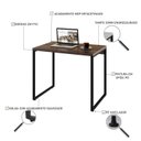 Ver imagem 4 de Mesa para Escritório Office Estilo Industrial 0,90m Kuadra Nogal