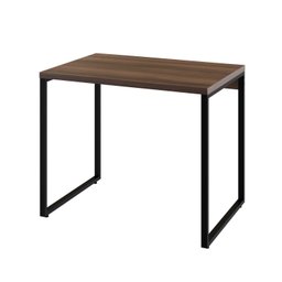 Mesa para Escritório Office Estilo Industrial 0,90m Kuadra Nogal - 1