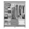 Guarda-roupa Casal Brasília 6 Portas 2 Gavetas 3375 Atualle - 3