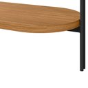 Ver imagem 7 de Aparador Para Sala de Estar Jantar Industrial Sintético Caramelo Nord L05 Nature Preto - Lyam Decor