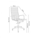 Ver imagem 6 de Cadeira de Escritório Presidente Esteirinha em Corino Sevilha