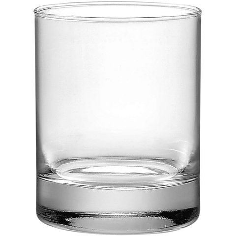 Jogo 3 Peças Copo Baixo de Vidro Bormioli Rocco 300ml Transparente 10x8x8cm Água