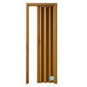 Ver imagem 2 de Porta Sanfonada Pvc 0,72x2,10 Multilit Cerejeira