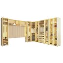 Ver imagem 5 de Guarda Roupa Modulado 05 Innova Reflecta 14 Portas Off White - Gelius