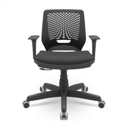 Cadeira para Escritório Ergonômica Giratória Beezi Plaxmetal - 1