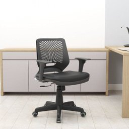 Cadeira para Escritório Ergonômica Giratória Beezi Plaxmetal - 4