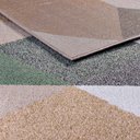 Ver imagem 2 de Tapete Sala / Quarto Classic Maiorca - Caramelo Verde 24 100 X 150 Cm - Desenho Geométrico - J Serra