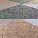 Ver imagem 4 de Tapete Sala / Quarto Classic Maiorca - Caramelo Verde 24 100 X 150 Cm - Desenho Geométrico - J Serra